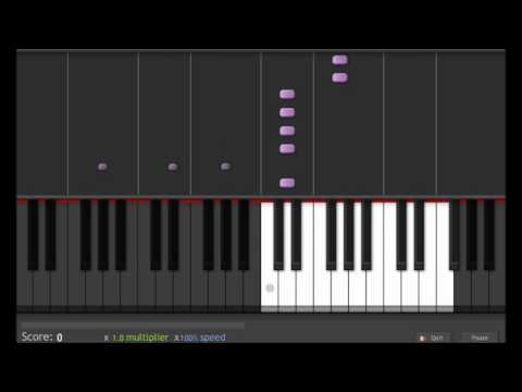 Beautiful Piano Song Synthesia - Cold by Jorge Méndez