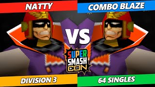 SSC 2022  - Natty (Captain Falcon) Vs. Combo Blaze (Captain Falcon) Smash 64 Tournament