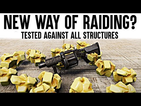 Rust Multiple Grenade Launcher  - New Rust Raiding Tool? - Rust Update