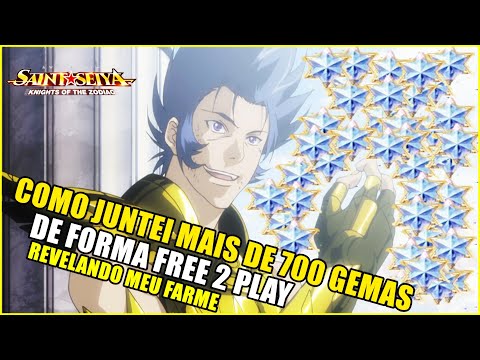 COMO EU FARMEI MAIS DE 700 GEMAS DE INVOCAÇÃO NO SAINT SEIYA AWAKENING