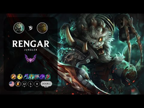 Rengar Jungle vs Ivern - NA Master Patch 14.1
