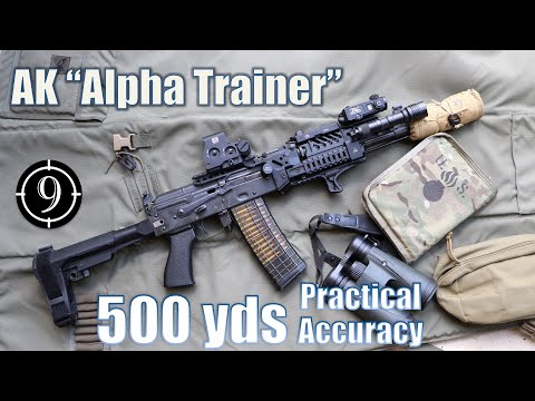 AK "Alpha Trainer" to 500 yds: Practical Accuracy [EO Tech EXPS 2-2 failure point]