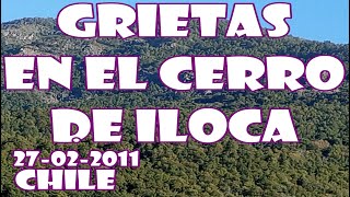 preview picture of video 'Grietas en el cerro de ILOCA. Séptima Región de Chile (Vídeo tomado por Audolina)'