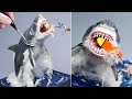 GREAT WHITE SHARK Attacks Surfer!, Diorama, Resin, Polymer Clay