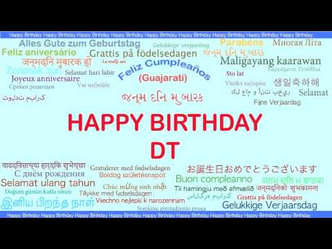 DT   Languages Idiomas - Happy Birthday