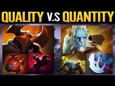 QUALITY VS QUANTITY illusions War - Chaos Knight VS Phantom Lancer Dota 2