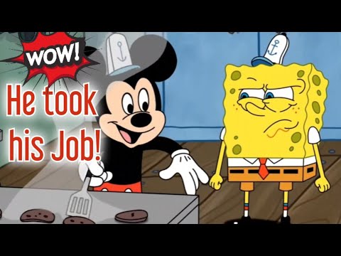 HOLY REACTS: Spongebob VS Mickey Mouse Remastered