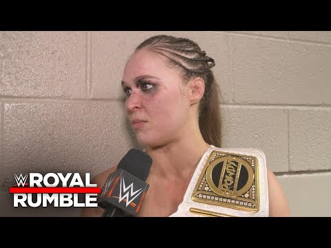 WWE 2019 Royal Rumble PPV Fight Size: Ronda Rousey Reacts To Sasha’s Gesture, Becky Lynch, Attendance