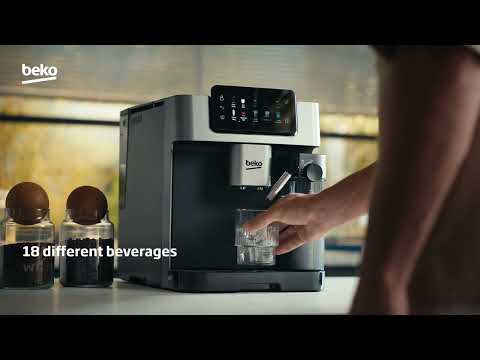 Beko CEG7348X CaffeExperto Bean To Cup Coffee Machine With Integrated Milk Jug Product Video