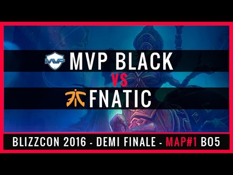 [ BLIZZCON 2016 ] MVP BLACK vs FNATIC / MAP 1