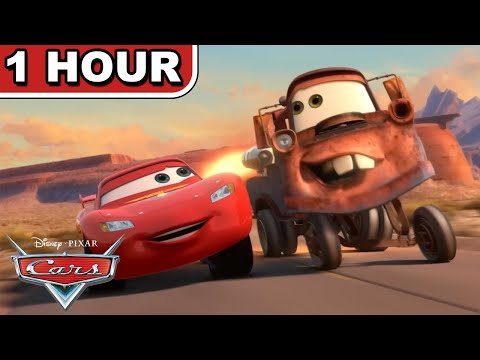 Best of Lightning McQueen in Radiator Springs | 1-Hour Compilation | Pixar Cars | @disneyjr