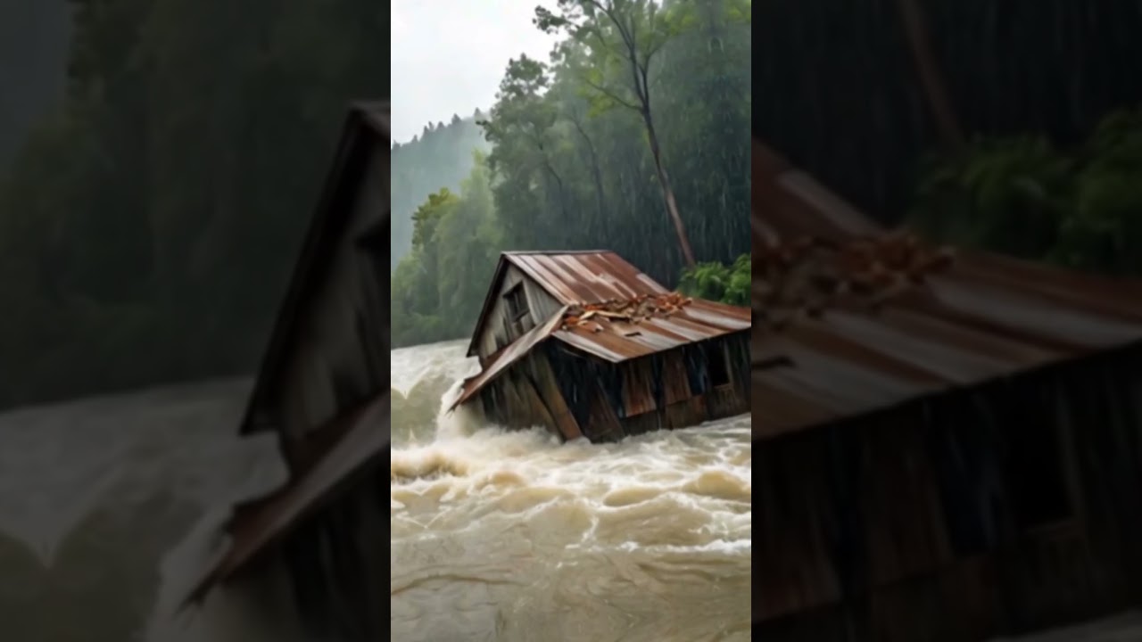 #disaster #landslide #video #shorts #trending #thunderstorm #rain #shortsfeed #viralvideo #2025
