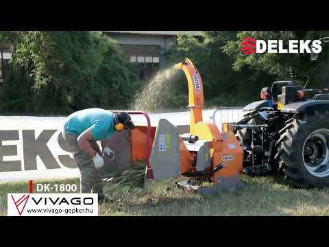 Ágaprító gép traktorhoz – DELEKS DK-1800-PTO