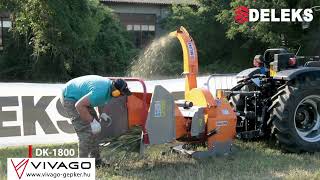 Ágaprító gép traktorhoz – DELEKS DK-1800-PTO