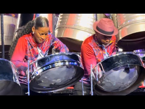 Massy Trinidad All Stars Dynamic Duo during their performance at Carnival Lagniappe