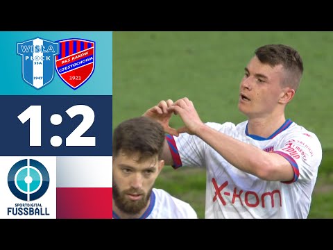 Kochergin-Doppelpack! Meister dreht Spiel gegen Abstiegskandidaten | Wisła Płock - Raków Częstochowa