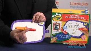 My First Crayola Mess-Free 2-in-1 Doodle Board from Crayola