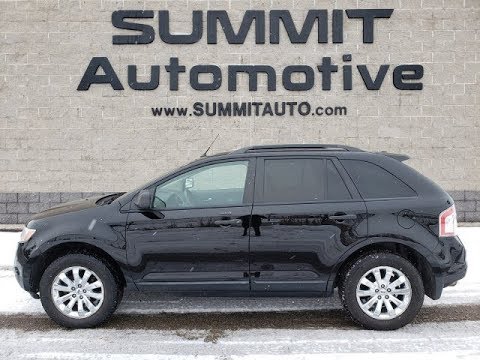 2008 FORD EDGE SE FWD BLACK WALK AROUND REVIEW FOR SALE 9J99B SOLD! www.SUMMITAUTO.com
