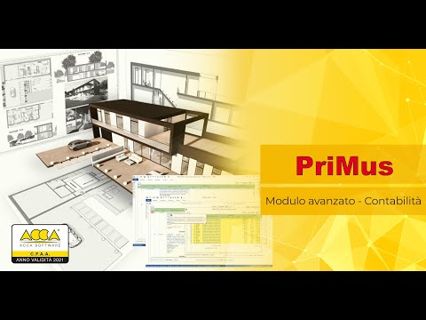 Corso Primus avanzato - modulo contabilità - video presentazione