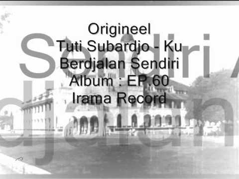 Origineel Tuti Subardjo - Ku Berdjalan Sendiri