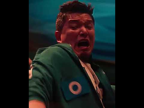 Player 442 and 192 fall from track in rope game || Squid Game Season 3 #edit