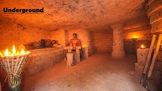 2 Men Dig To Build Vision Underground House With Pools By Ancient Skills Part I