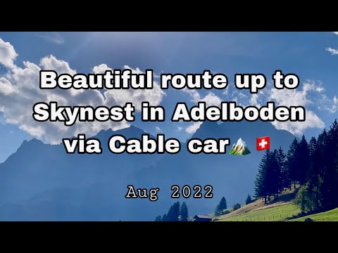 #skynest in #adelboden  #switzerland  #travel #cablecar #gondola #silleren