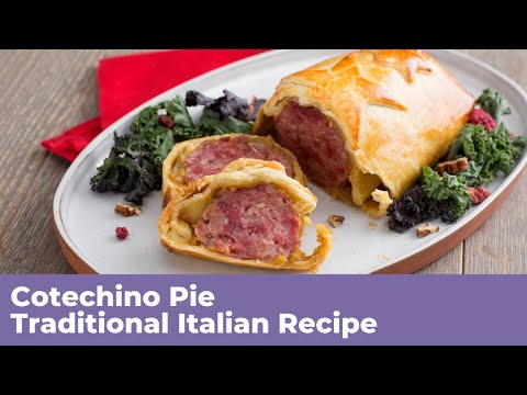 COTECHINO PIE - Traditional Italian Recipe