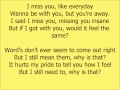 Beyonce- I Miss You lyrics 