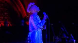 Emeli Sandé performs new song 'Sweet Architect' at a Concert in aid of Shelter, Union Chapel UK.