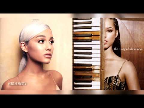 Ariana Grande x Alicia Keys - No Diary To Cry In (Mashup) Video