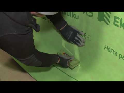 EKOVILLA X5 ILMANSULKUPAPERIN ASENNUS