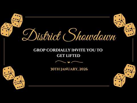 GrOp Invitation for District Showdown!!! | @DoomsdayLastSurvivors