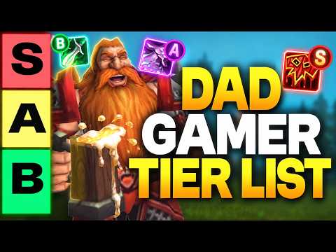 The ULTIMATE Dad Gamer Class TIER LIST for Casual Players in WoW Forever