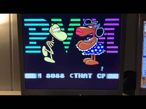 Tandy 1000 RL/HD on LCD 17"