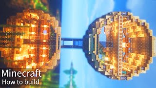 MINECRAFT 4K:Sea and land survival base｜How to build minecraft