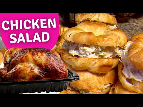 Rotisserie Chicken Recipes: Chicken Salad Sandwich | Leftover Rotisserie Ideas