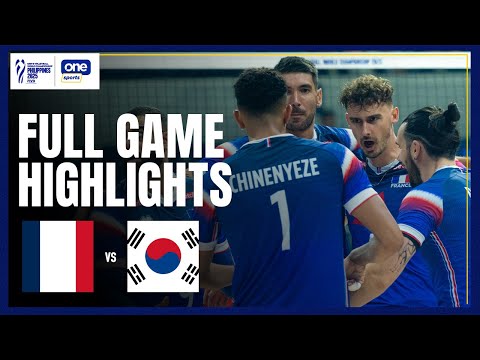 FRANCE vs. KOREA | FULL GAME HIGHLIGHTS | 2025 FIVB MEN’S WORLD CHAMPIONSHIP | SEPT 14, 2025