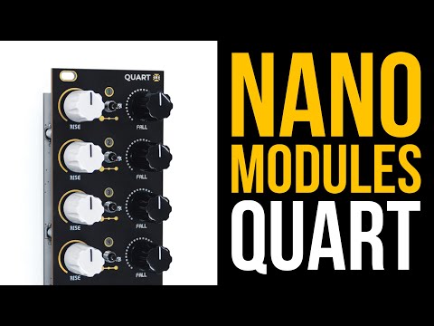 NANO Modules QUART // quad envelopes or LFOs - Eurorack demo & patch tips