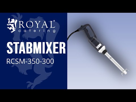 Video - Stabmixer - Mixer mit Pürierstab - 18 000 U/min - 350 W