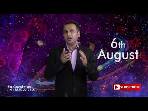 Astrological Prediction for the Person Born on 6th August | Astrology Planets