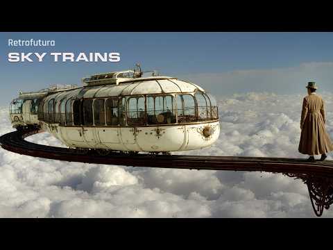 Retrofutura — The Sky Trains: Railways Above the Clouds | AI 4K (Extended Version)
