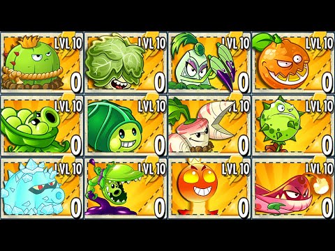 All PREMIUM Plants Power-Up vs All Zombies (Ancient Egypt) - Plants vs Zombies 2 (PVZ2)