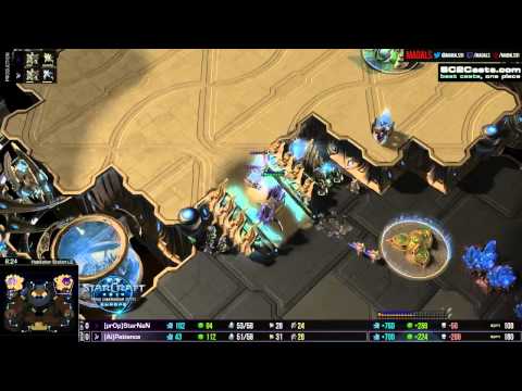 SC2 StarNaN vs Patience PvP Game 1 2014 WCS Europe Season 2 Qualifier Starcraft 2 Heart of The Swarm
