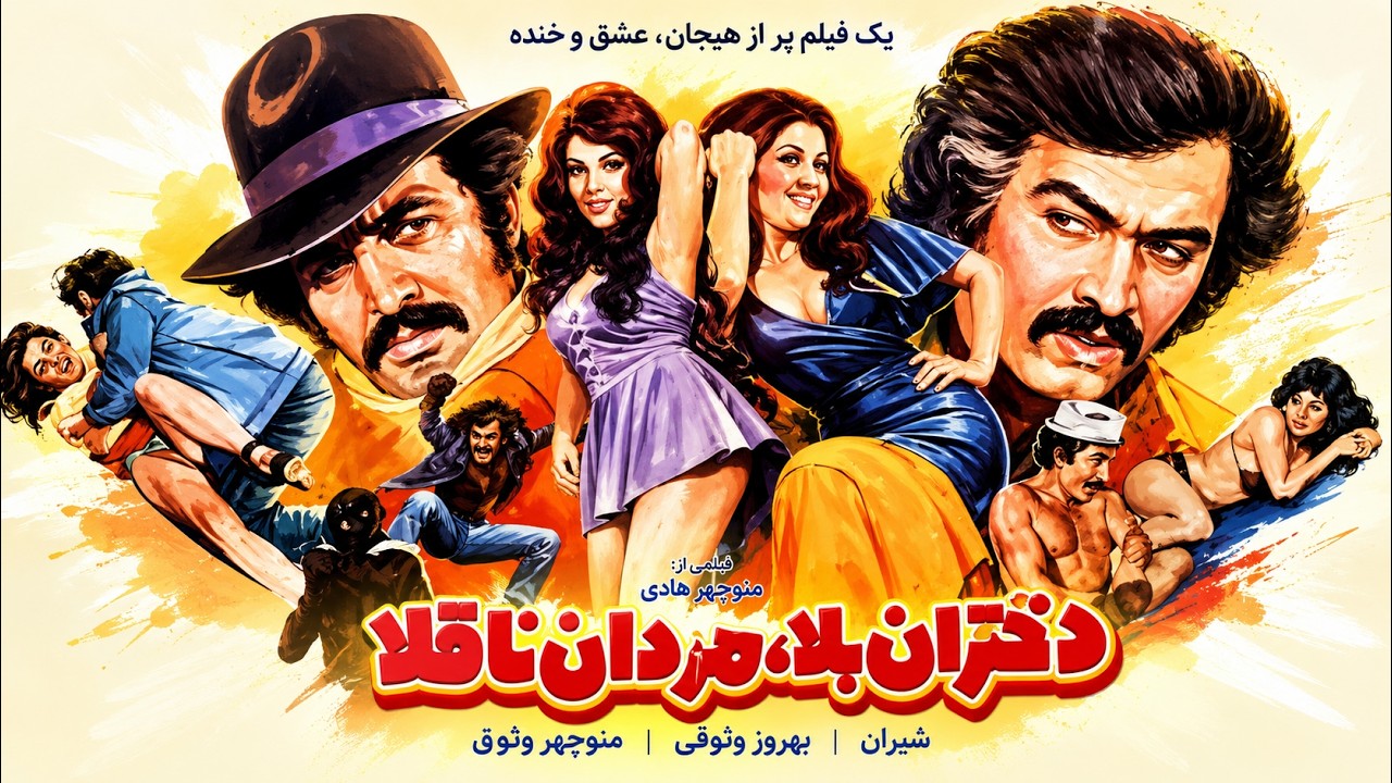فیلم زیبای دختران بلا مردان ناقلا   با بازی منوچهر وثوق   بدون حذفیات
