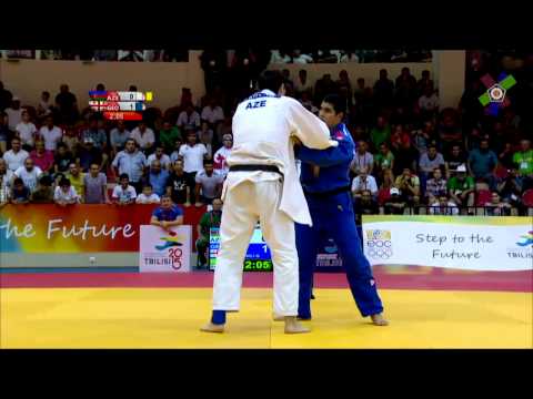 Gela Zaalishvili vs Rustam Kotsoiev European Youth Olympic Festival Tbilisi 2015