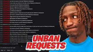 Download lagu GOING THRU UNBAN REQUEST ... HALF OF MY CHAT IS BANNED mp3 Download lagu GOING THRU UNBAN REQUEST ... HALF OF MY CHAT IS BANNED mp3