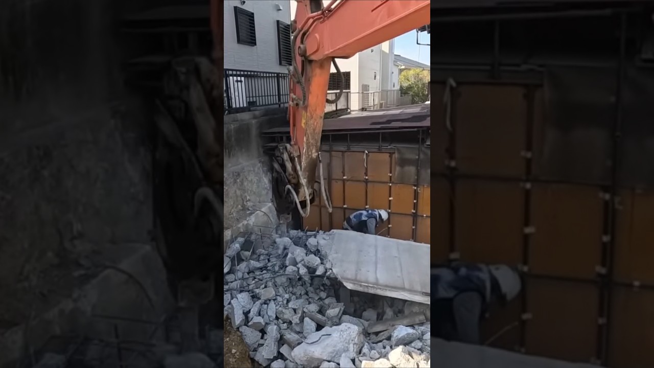 【ショベルカー】#ブレーカー#はたらくくるま #ショート