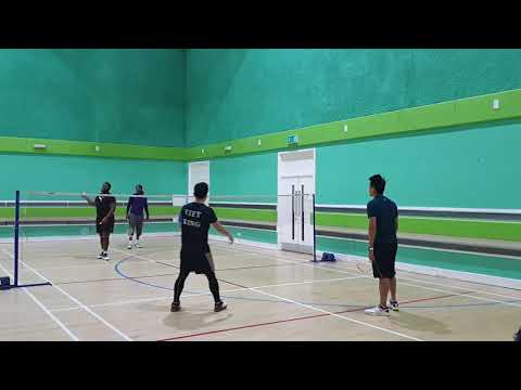 Badminton 11.1.20: Viet & Hilton v Richard & Michael