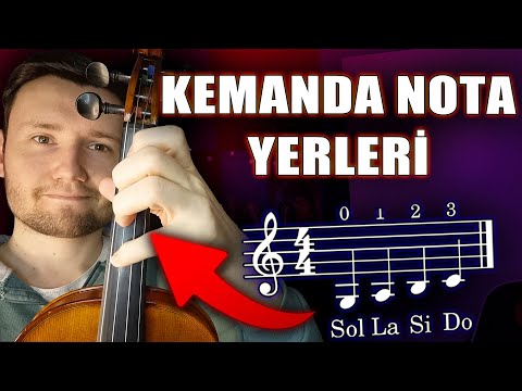 NEREDE BU NOTALAR? | Kemanda Nota Yerleri | Keman Notaları Öğrenmek